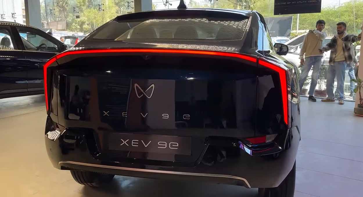 MAHINDRA XEV 9E BACK SIDE