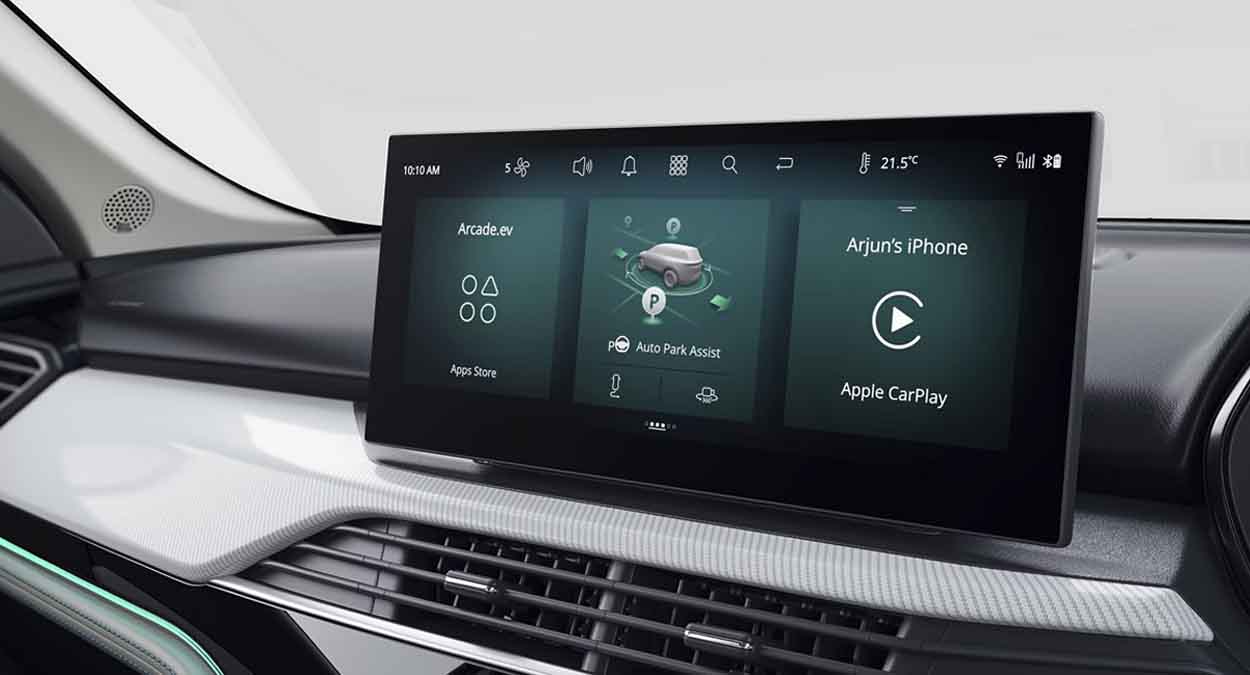 Tata Harrier EV Infotment System