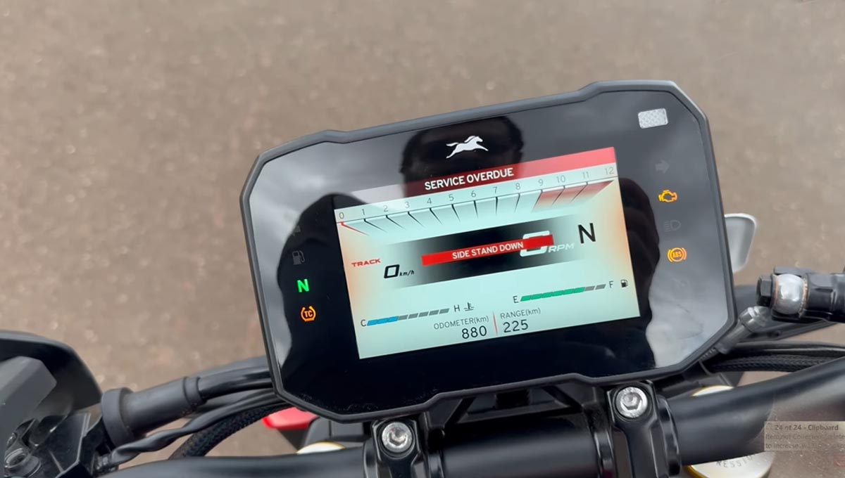 Tvs Apache RTR 310 Digitel Meter