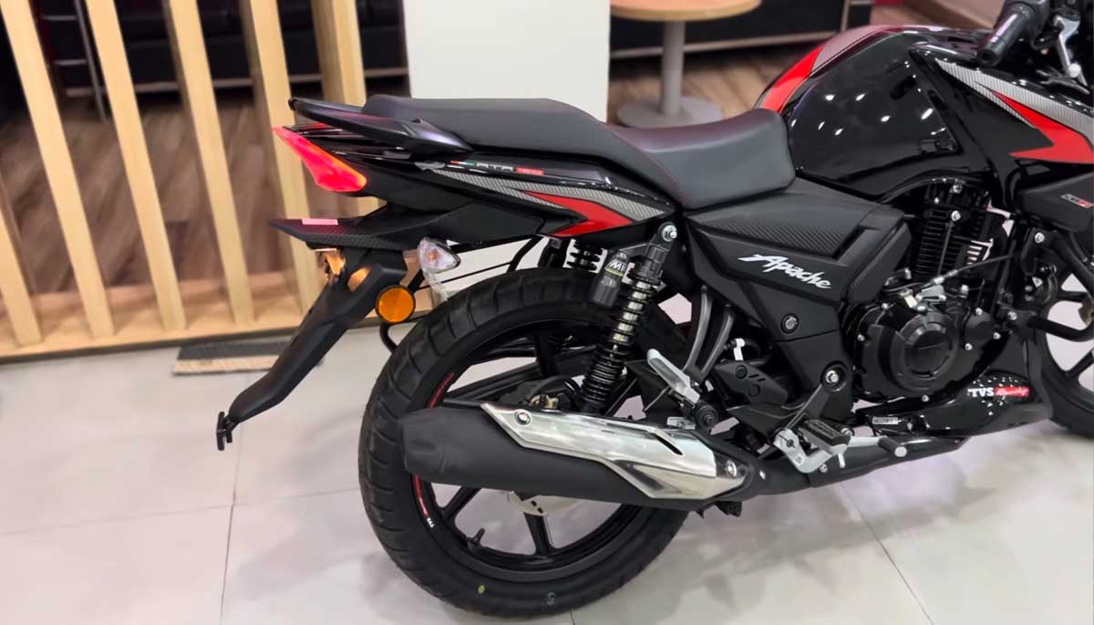 Apache 125cc dual-channel ABS features