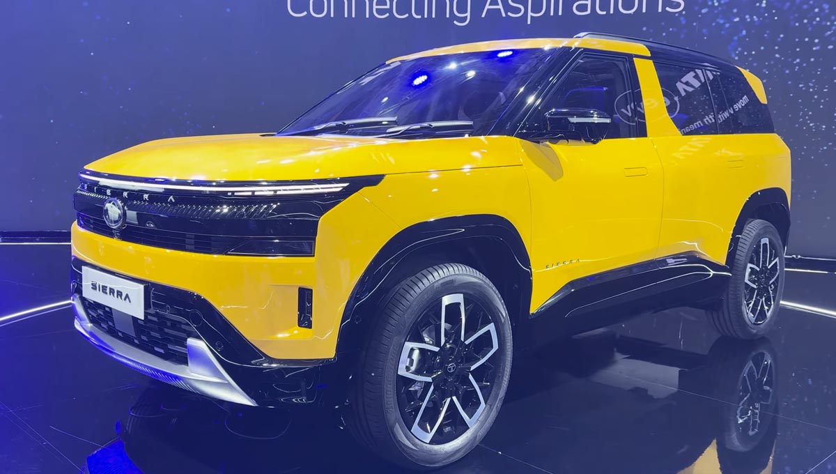 Tata Sierra ex-showroom price in India 2025 premium SUV
