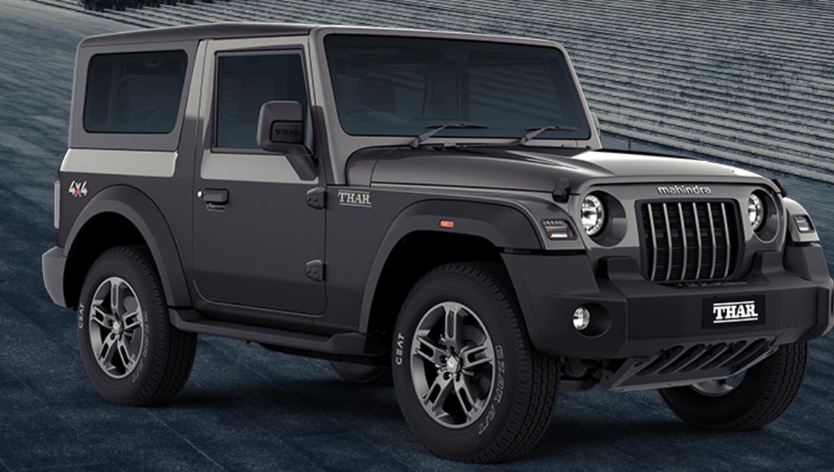 Thar facelift alloy wheels and tyre size