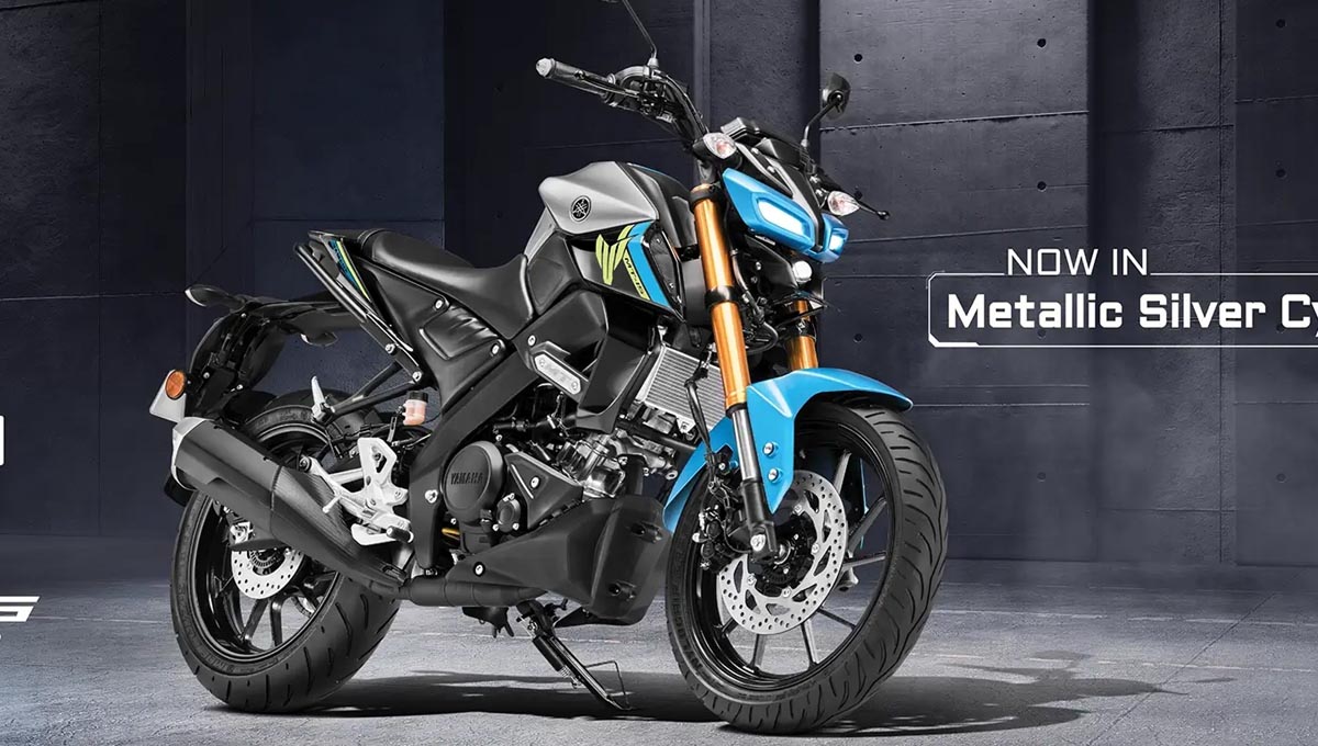 MT-15 V2 TFT display features with navigation