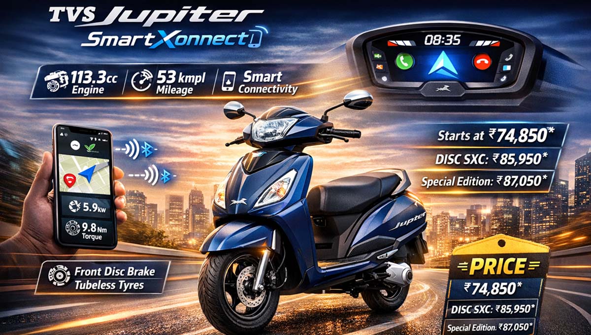 TVS Jupiter SmartXonnect