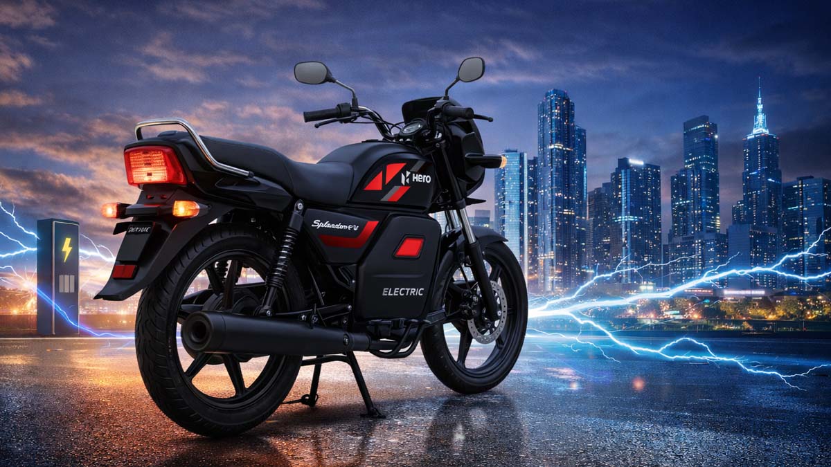 Hero Electric Splendor Electric Motor and Performance