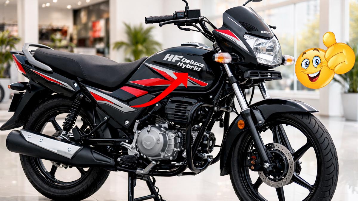Hero HF Deluxe Hybrid Launched