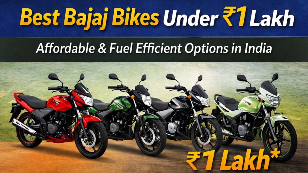 Bajaj Bikes Under ₹1 Lakh
