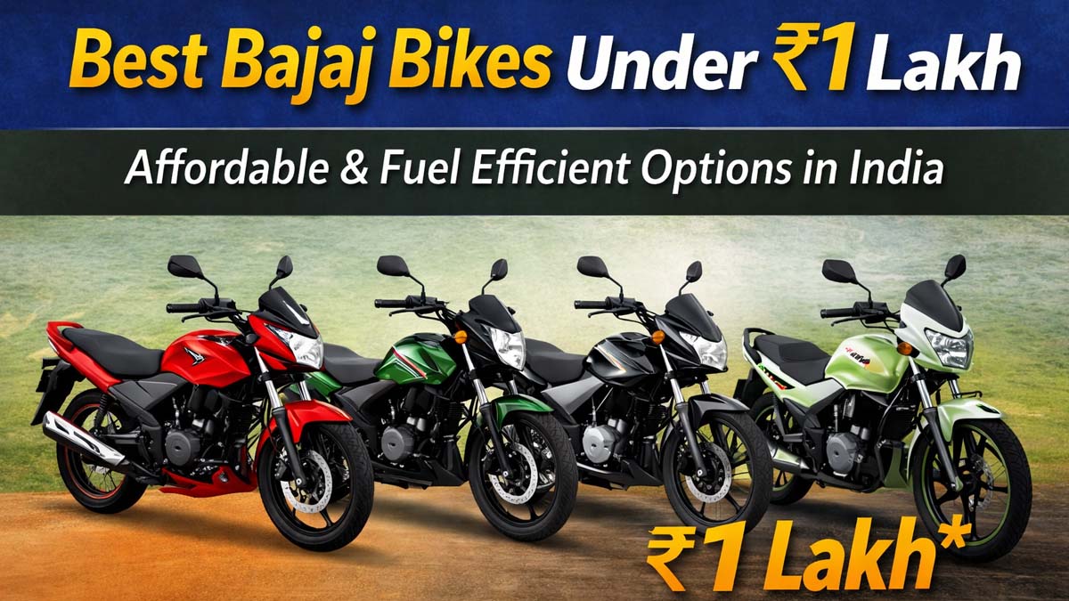 Bajaj Bikes Under ₹1 Lakh